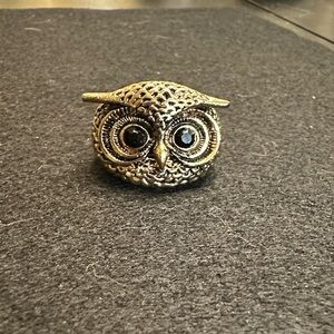 Gold Owl Ring